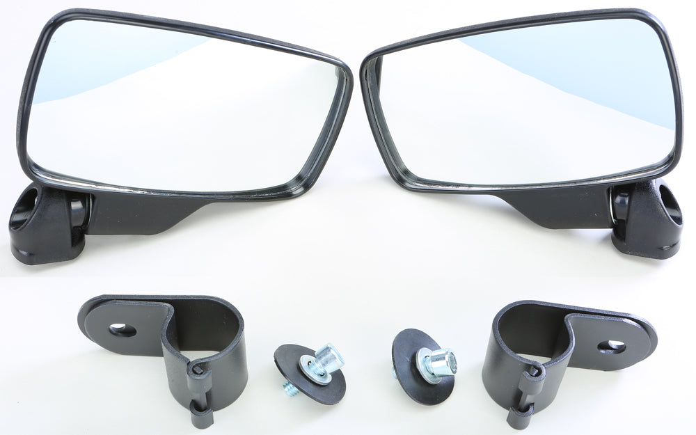 FOLDING SIDE MIRROR PAIR 1.5" ROLL CAGE