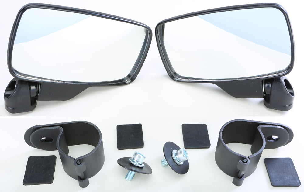 FOLDING SIDE MIRROR PAIR 2.0" ROLL CAGE