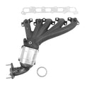 CANYON/COLORADO/H3/I350 OBDII MANIFOLD CONVERTER DIRECT FIT