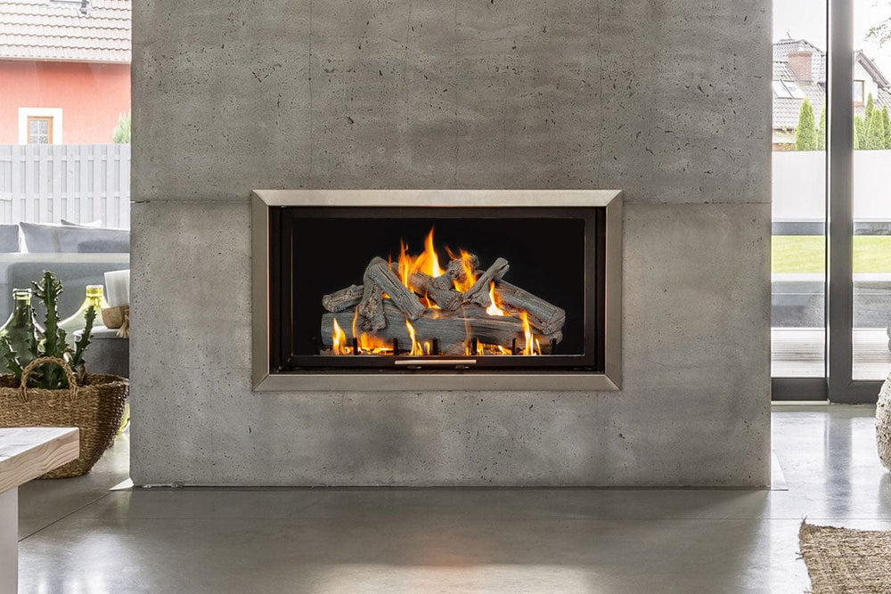 ASSEMBLED 24IN 2 BURNER NATURAL GAS W/BATTERY ELECTRONIC AND REMOTE SYSTEM