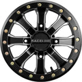 MAMBA BDLK WHEEL 15X6 4/137 5+1 (+40MM) BLK/MACHINED