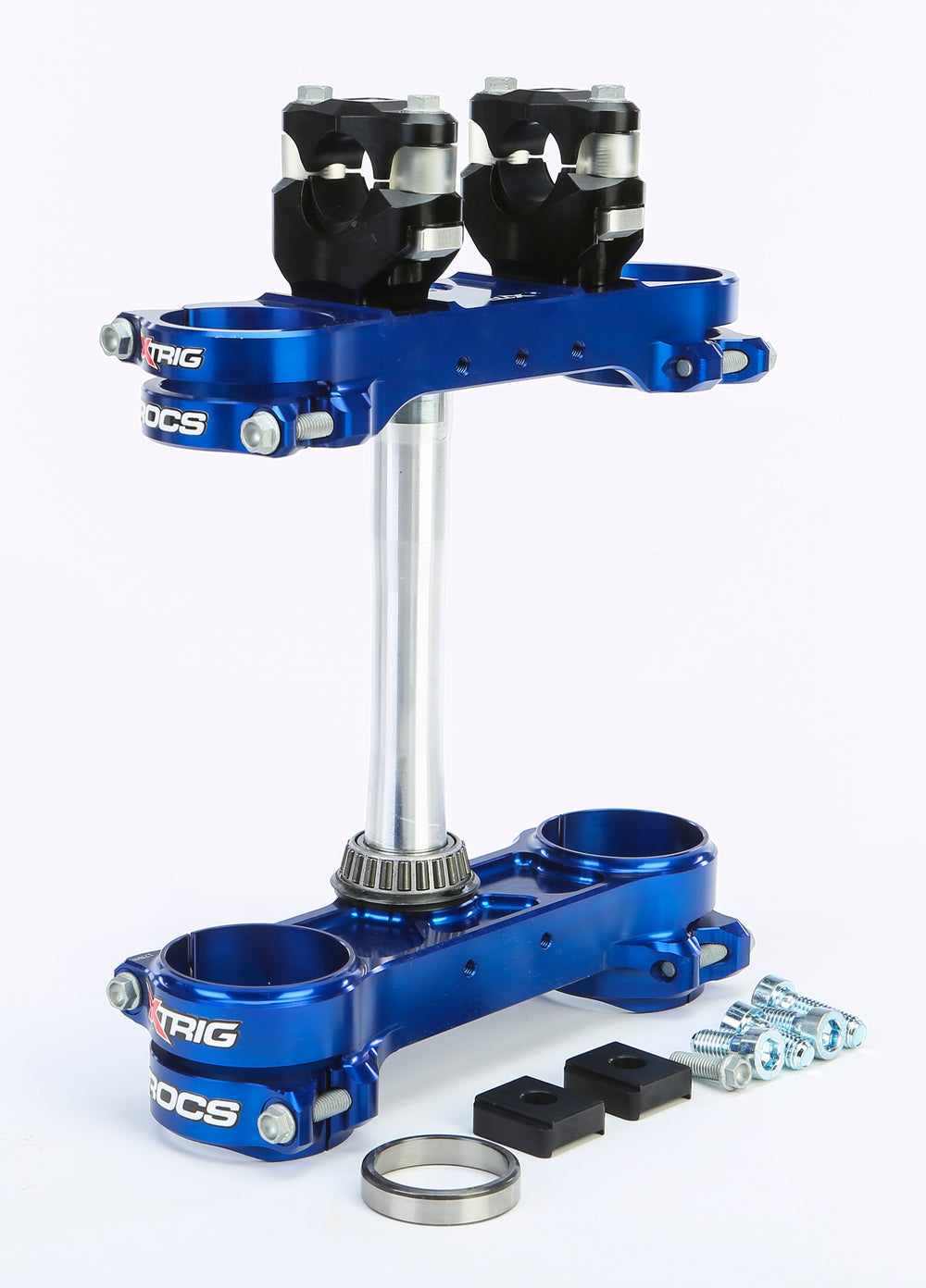 ROCS TECH CLAMP SET BLUE HUSKY 22MM
