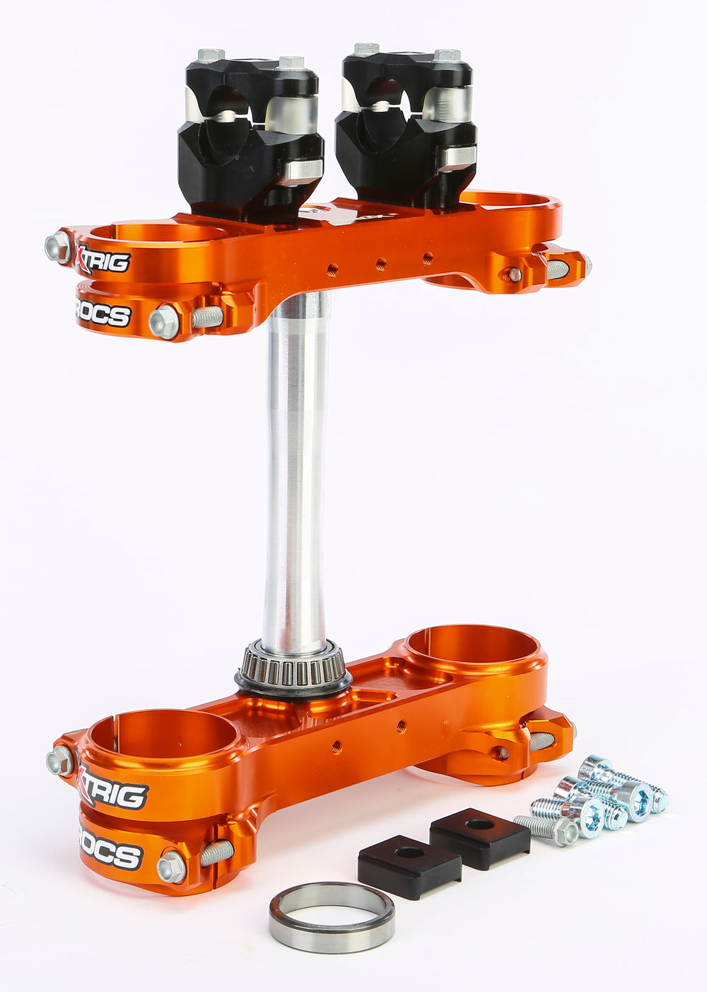 ROCSTECH CLAMP SET ORANGE KTM 22MM