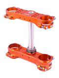 ROCSTECH CLAMP SET ORANGE KTM 22MM