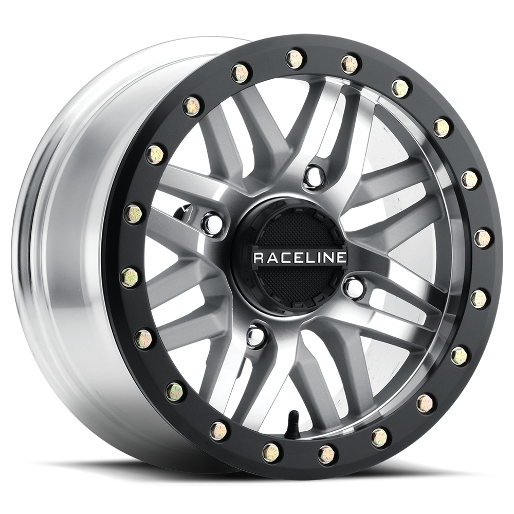 RYNO BDLK WHEEL 15X10 4/156 5+5 (0MM) BLK/AS CAST