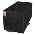 30 GALLON BLACK RECTANGLE DIAMOND PLATE ALUMINUM DIESEL AUXILARY TANK & TOOLBOX