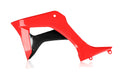 RADIATOR SHROUD HON RED/BLACK