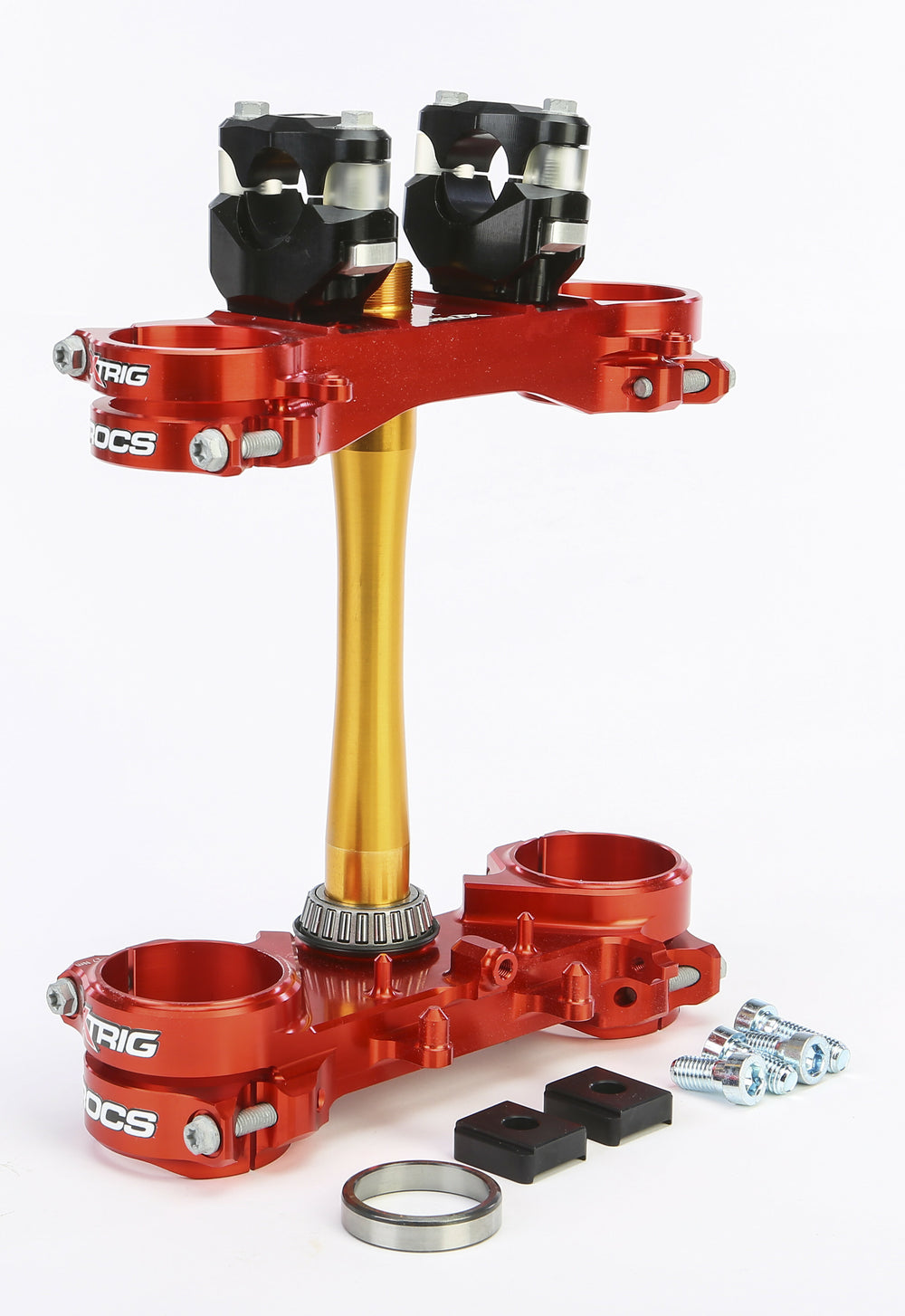 XTRIG ROCS TECH CLAMPS RED HON 22MM