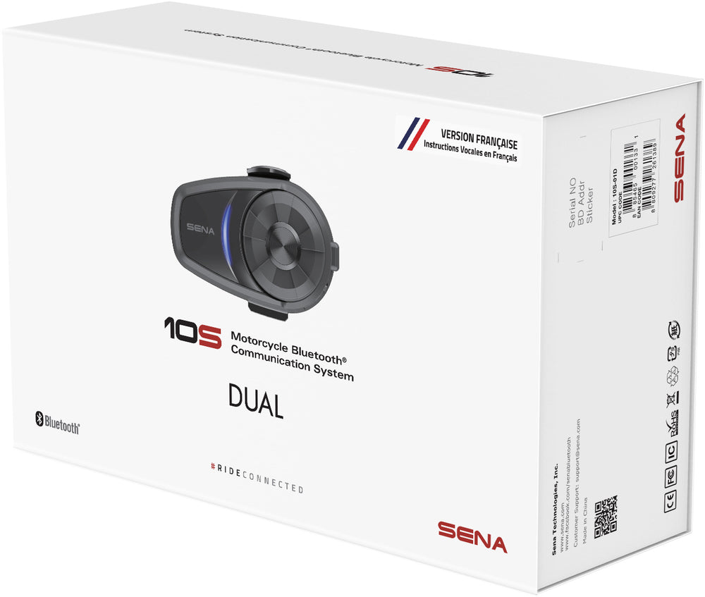 10S HEADSET AND INTERCOM (DUAL PACK)