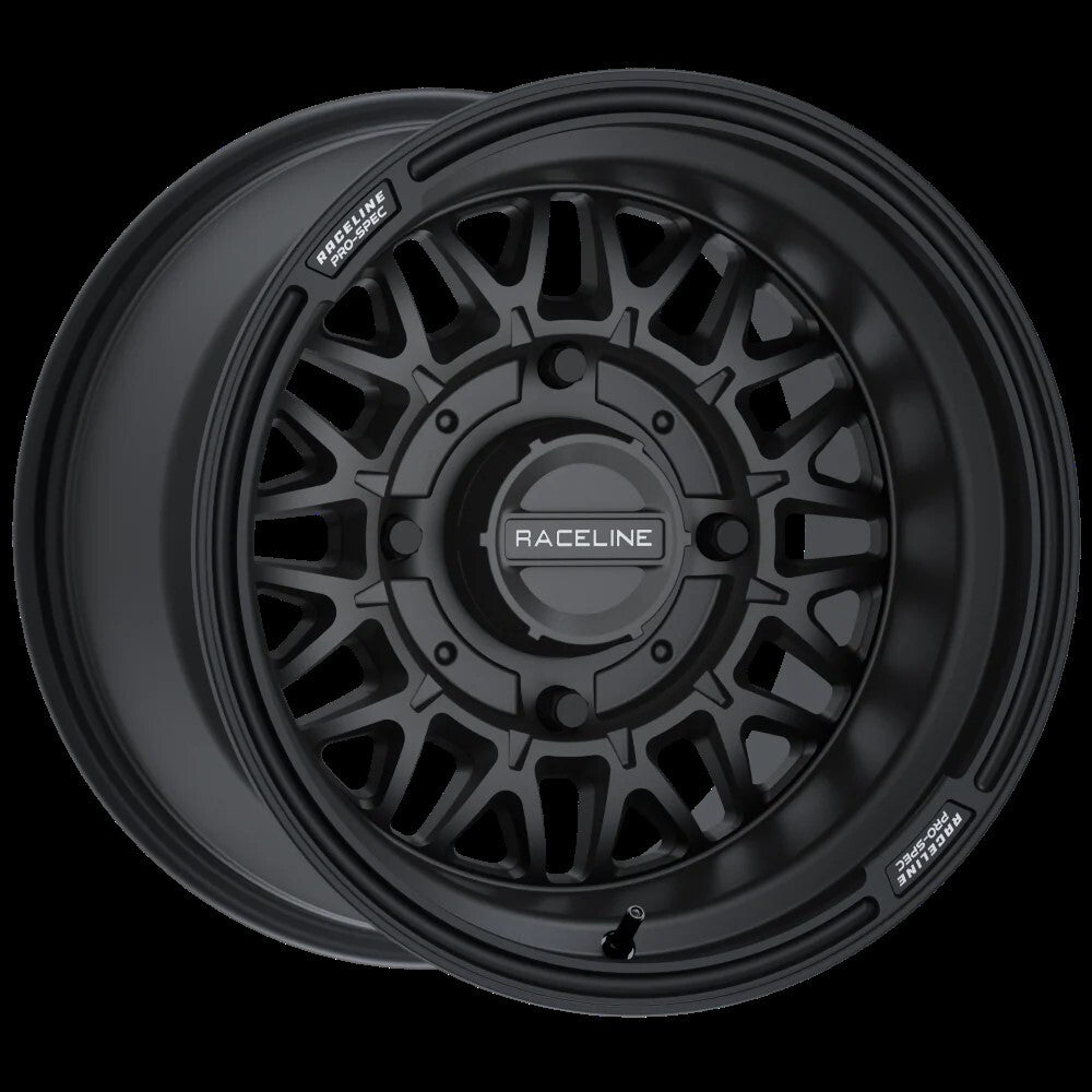 RACELINE OMEGA 14X7 4/137 5+2 (+10MM) SATIN BLACK