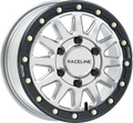 ALPHA BDLK 15X6.5 6/5.5 (+74MM) SILVER/BLK