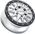 ALPHA BDLK 15X6.5 6/5.5 (+74MM) SILVER/BLK