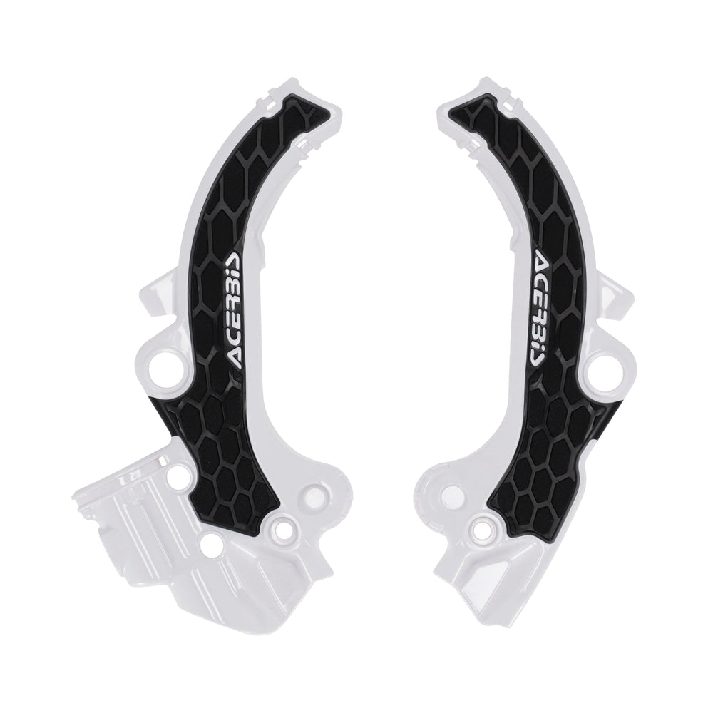 FRAME GUARDS- X-GRIP WHITE/BLACK