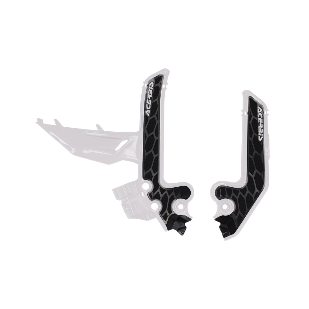 FRAME GUARDS KTM/GAS WHITE/BLACK