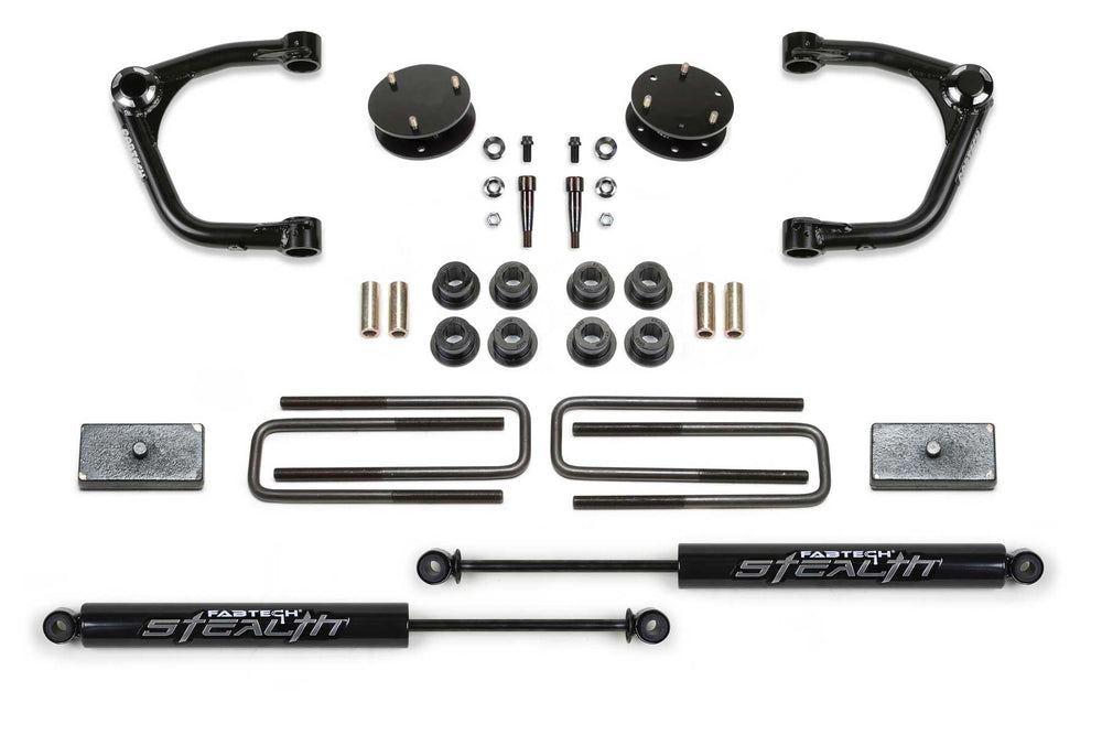 Fabtech 19-21 GM C/K1500 P/U 3in Uniball UCA Sys w/Stealth