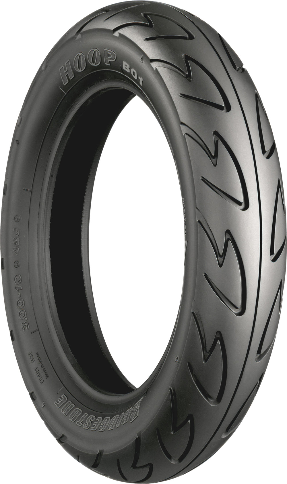 TIRE HOOP FRONT/REAR 80/90-10 44J BIAS TL
