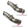 ETS Catted Downpipe - For Oem Sized Catback Toyota Supra 2020