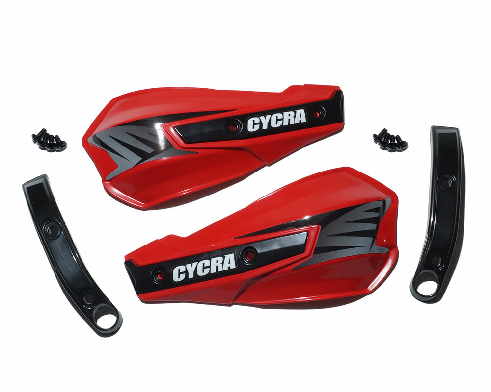 VORTEX HANDSHIELDS W/ABRASION GUARDS - GASGAS RED