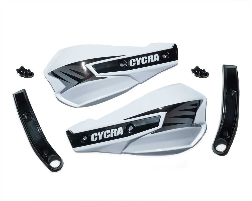 VORTEX HANDSHIELDS W/ABRASION GUARDS - WHITE