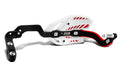 CRM WRAP AROUND HANDGUARDS 7/8" CLAMP - WHITE/RED