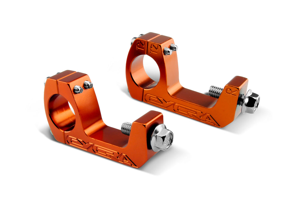 PRO TAPER/RENTHAL FATBAR/NEKEN U CLAMPS ORANGE