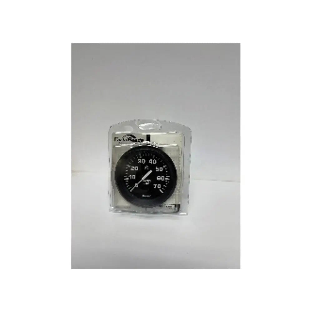 FAIRIA BEEDE TACH 7000 UNIVERSAL BLACK GUAGE WITH WHITE PRINT