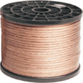 18 GAUGE CLEAR SPEAKER WIRE 1000 FOOT COIL