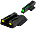 TFO RUGER LC SET GREEN FRONT / YELLOW REAR