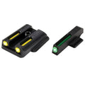 TFO RUGER LC SET GREEN FRONT / YELLOW REAR
