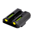 TFO GLOCK LOW SET GREEN FRONT / YELLOW REAR