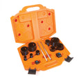 13PIECE BIMETAL HOLE SAW KIT BLACK/BLUE/ORANGE