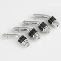 VS403C 0.45" ID Steel Angled Valve Stems, Chrome