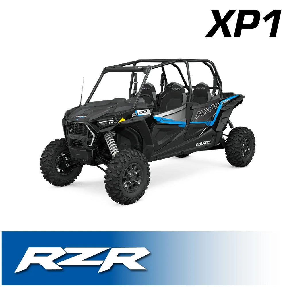Rugged Radios Polaris RZR XP 1000 Complete Comm Kit with BT Intercom 2-Way Radio 696 Plus / G1 GMRS