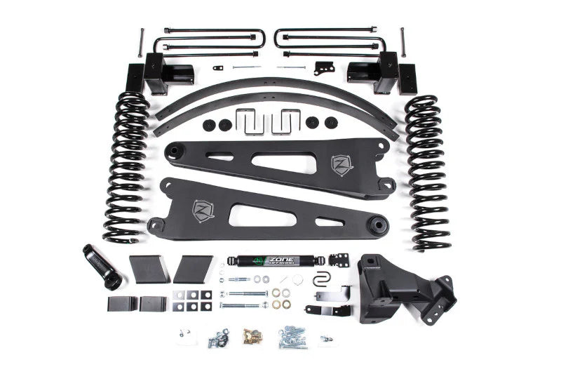 1719 F250/350 6IN SUSPENSION SYSTEM DSL 2 LEAF MAIN DUAL STABILIZER