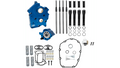 S&S Cycle 2017+ M8 Oil Cooled Models Cam Chest Kit w/o Cam - Blk PR Tubes & Chain Tens Incl. VVT