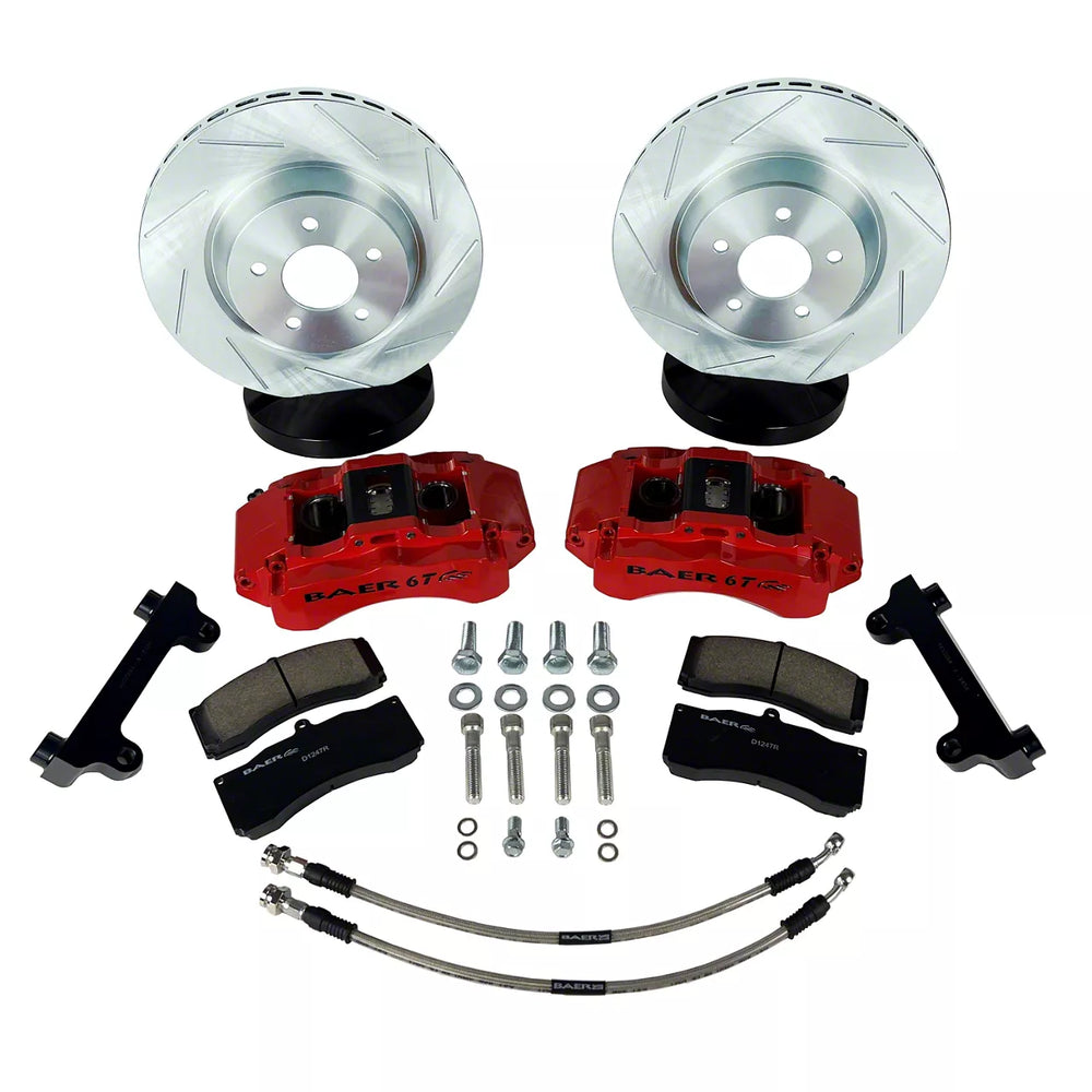 07C WRANGLER GLADIATOR 6T SERIES 13.5IN FRONT BRAKE KIT W/ SILVER CALIPER