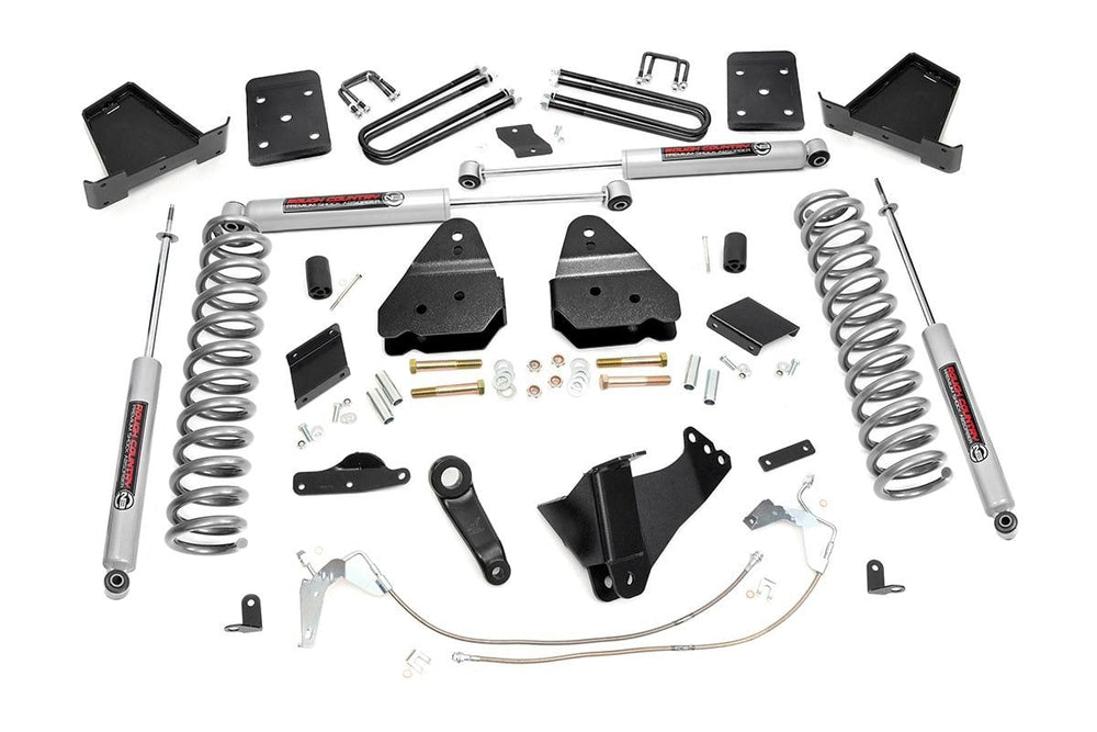 6 Inch Lift Kit 4-Link No OVLD Ford F-250 Super Duty 4WD (2011-2014)