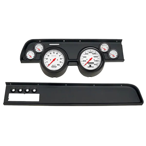 6768 MERCURY COUGAR AC 33/8IN X 2 & 21/16IN X 4 DIRECT FIT DASH KIT PHANTOM