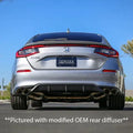 Remark 2022+ Honda Civic Sport Hatchback FL2 (Link Loop) Catback Exhaust Burnt Stainless Steel Tip