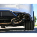 Remark 2022+ Honda Civic Sport Hatchback FL2 (Link Loop) Catback Exhaust Burnt Stainless Steel Tip