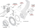 Wilwood 2024 Can Am Maverick Front Brake Kit 11.60in - Red