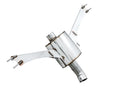 AWE Tuning 2016+ Honda Civic Si Touring Edition Exhaust w/Front Pipe & Triple Chrome Silver Tips
