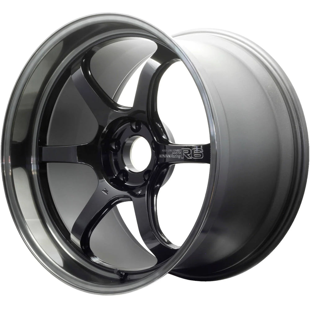 Advan R6 20x10 +25mm 5-112 Machining & Black Coating Graphite Wheel