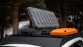 The Snowmass (2019-2022 Rav4) Roof Rack Half Height (Single Row Light Bar) Black Textured Powder Coat Black Anodized