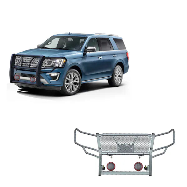 BLK RUGGED HD GRILLE GUARD KIT