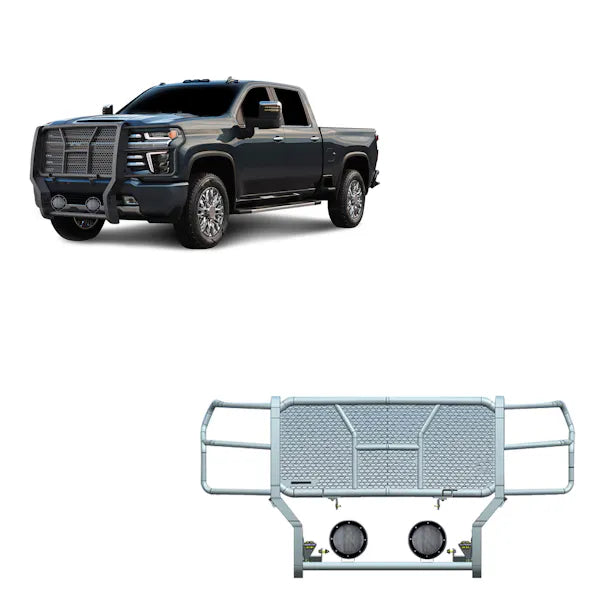 BLK RUGGED HD GRILLE GUARD KIT