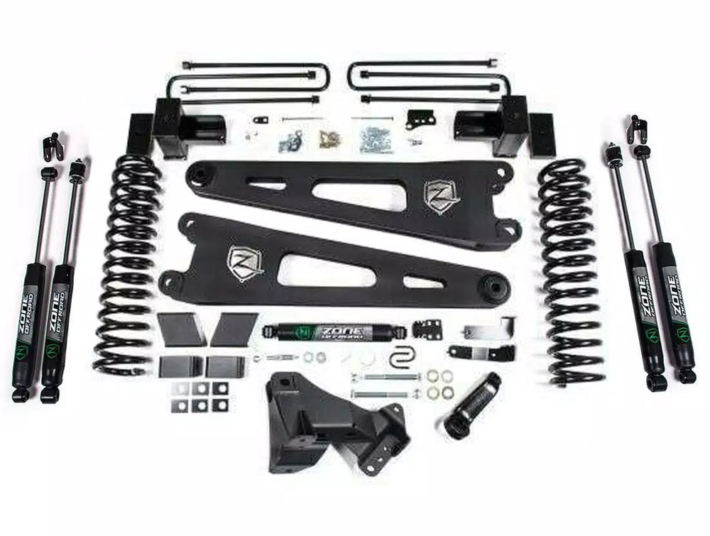 1719 FORD F250/350 4 RADIUS ARM SUSPENSION LIFT KIT 2 REAR BLOCK GAS 3 LEAF MAIN