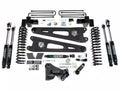 1719 FORD F250/350 4 RADIUS ARM SUSPENSION LIFT KIT 2 REAR BLOCK GAS 3 LEAF MAIN