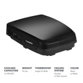 FRESHJET 5 LOWPRO MECHANICAL 13500 BTU ROOFTOP AC BLACK