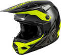 KINETIC CREST HELMET GREY/BLACK/HI-VIS XS